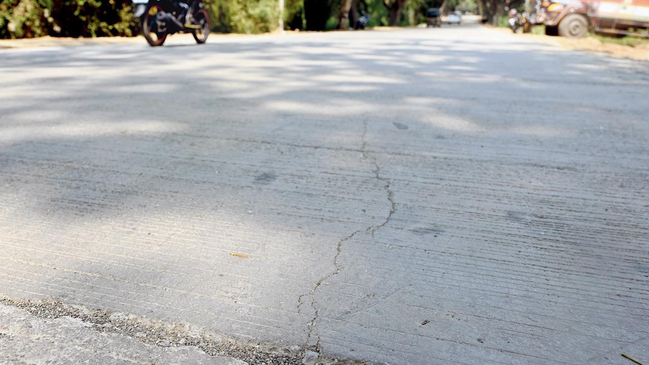 Mumbai: Aarey road cracks invite BMC whip