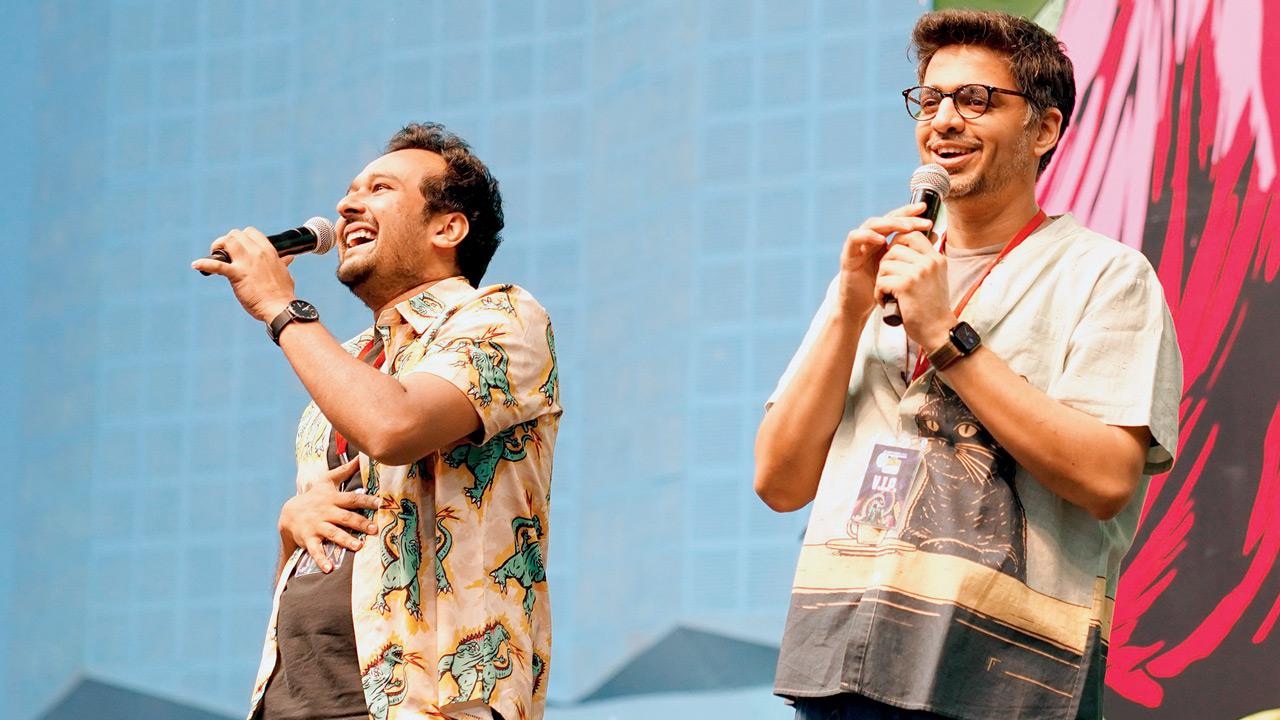 Sahil Shah (L); Rohan Joshi (R)
Comic kaun?
Trust comedians and self-confessed pop culture junkies Sahil Shah and Rohan Joshi bring their unpopular opinions on your favourite comics to the stage. Franchise loyalists, don’t forget, these are just jokes; hilarious ones at that.
ON April 12; 4 pm AT Main stage