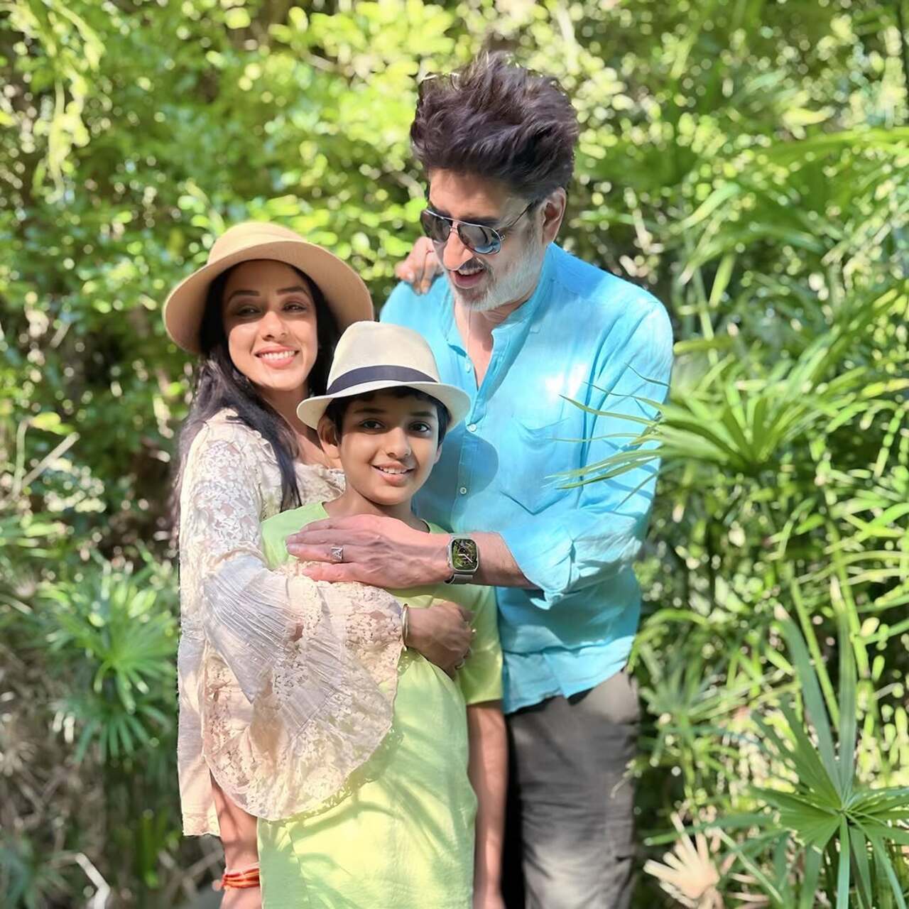 Yet another day, yet another trip. This picture has Rupali, Ashwin, and Rudr enjoying a jungle visit