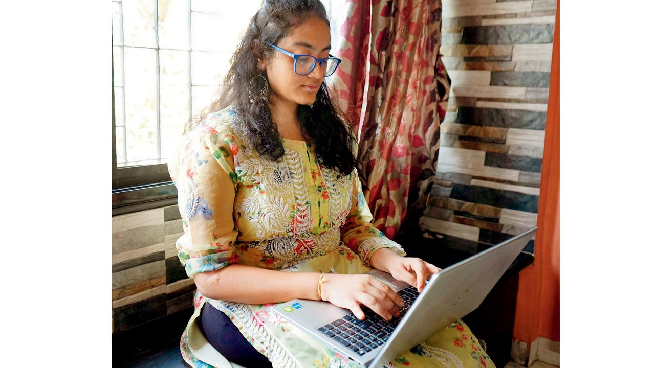 Sanjeevni Iyer is researching on how AI chatbots may cause social isolation. Pic/Dweep Bane