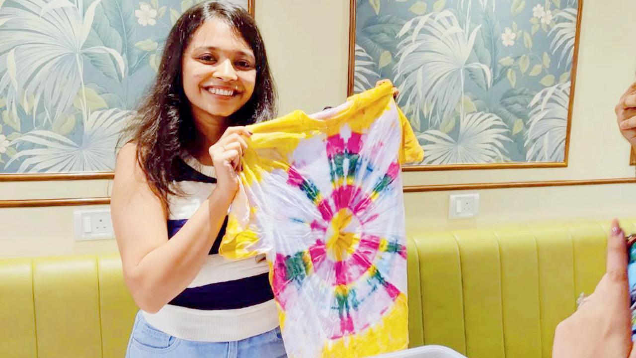 A Shibori dyed t-shirt. PIC COURTESY/HUE COAST
