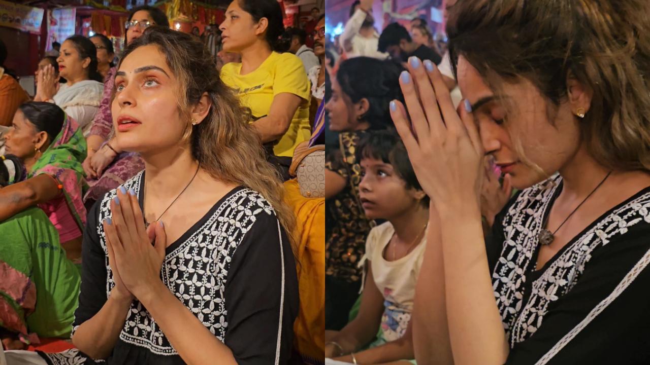 Bigg Boss 18 fame Shrutika Arjun on her trip to Kashi Vishwanath Temple