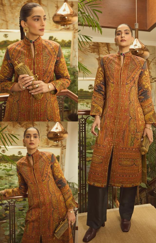 Sonam Kapoor exudes royalty in Ritu Kumar`s stunning outfit