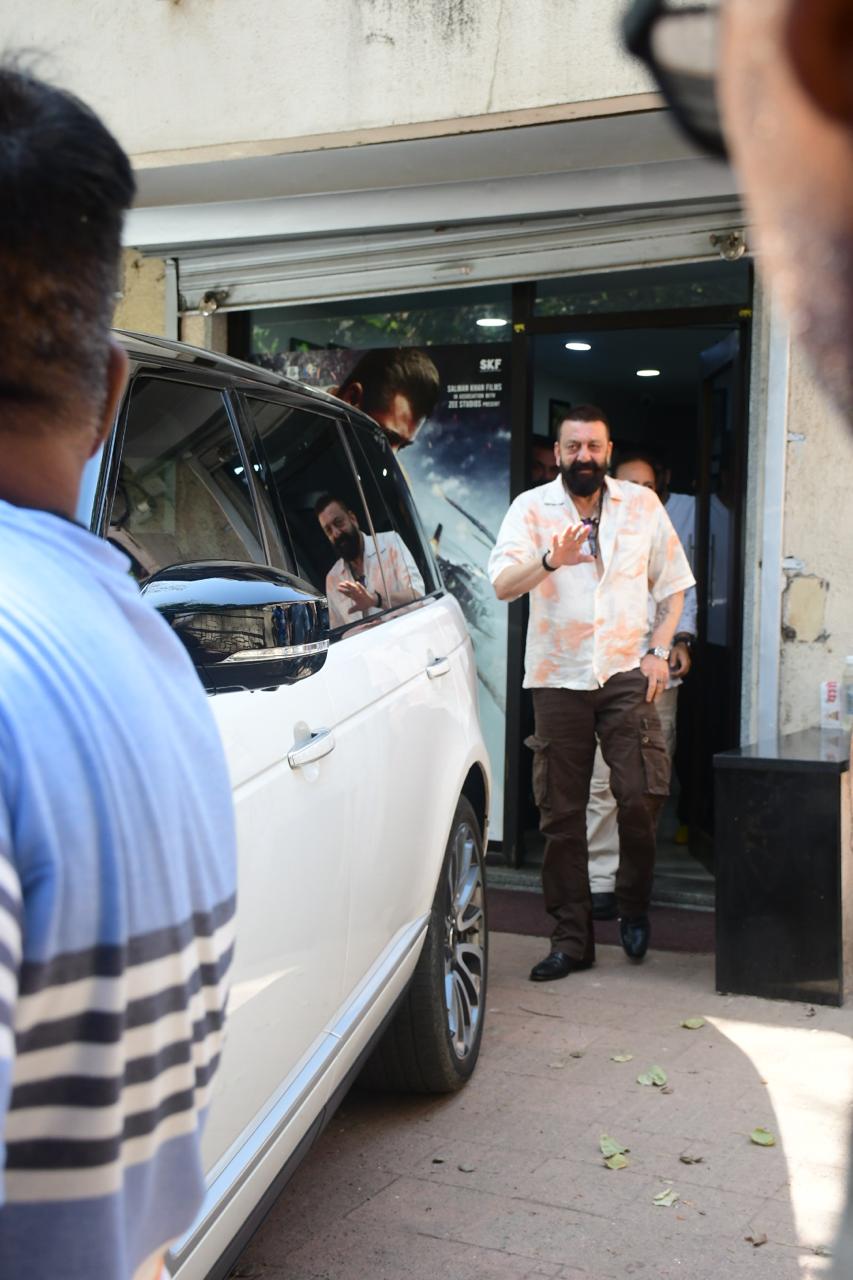 Sanjay Dutt was snapped as he went out and about in the city