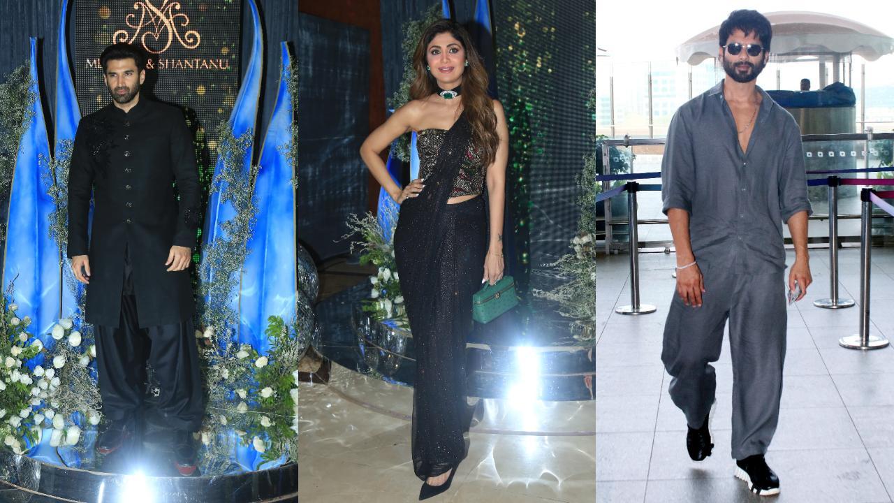 Spotted in the city: Aditya Roy Kapur, Shilpa Shetty, Shahid Kapoor & others