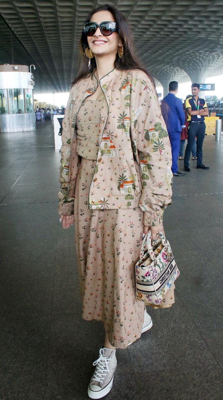 Sonam Kapoor's beige floral dress is sure to grab your attention