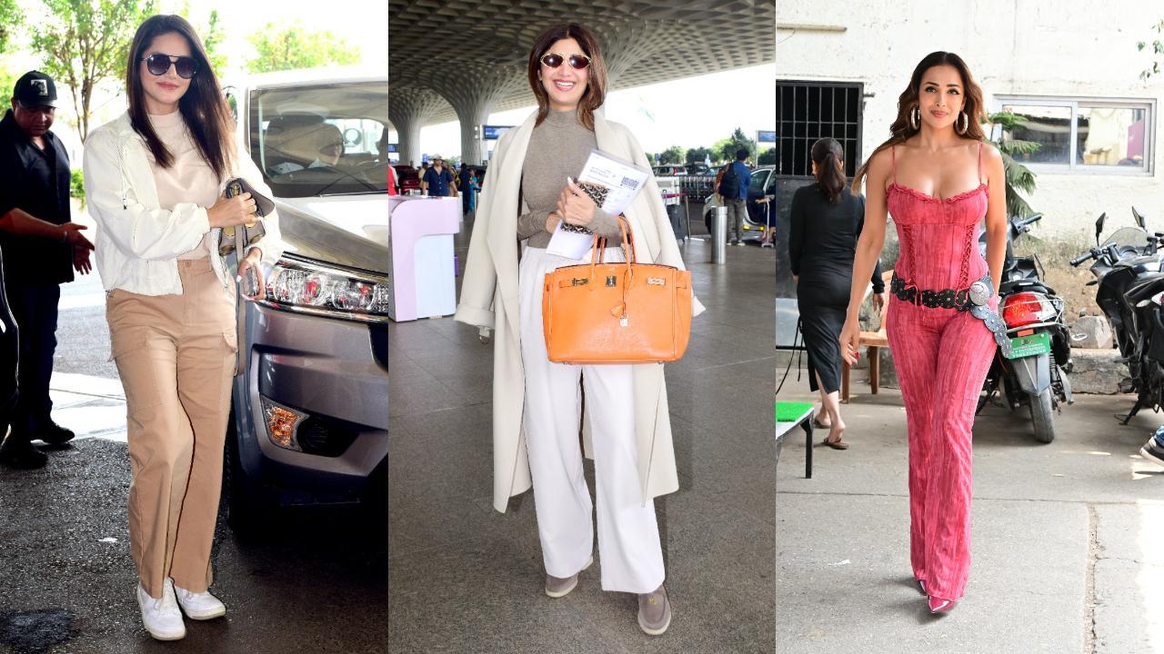 Spotted in the city: Sunny Leone, Shilpa Shetty, Malaika Arora & others