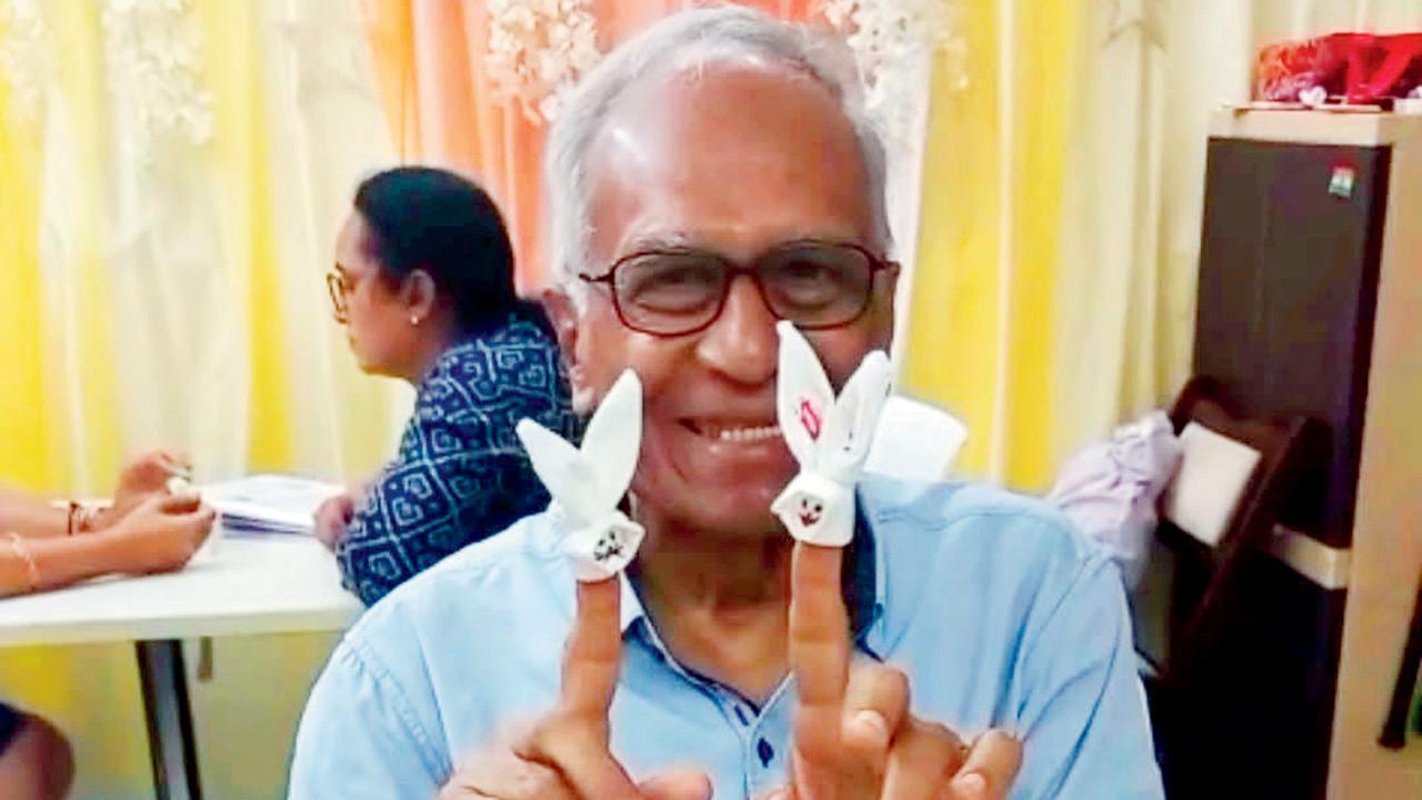 ← A participant poses with bunny finger caps during a craft session. PIC COURTESY/VARISTA ON INSTAGRAM
