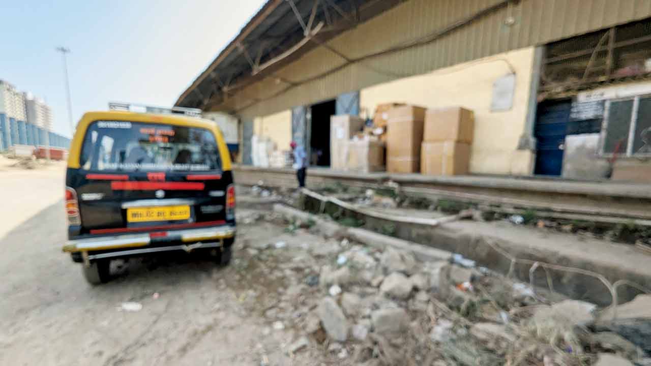 The Ram Mandir station access road, after mid-day shed light on the plight of pedestrians using this path, on April 22