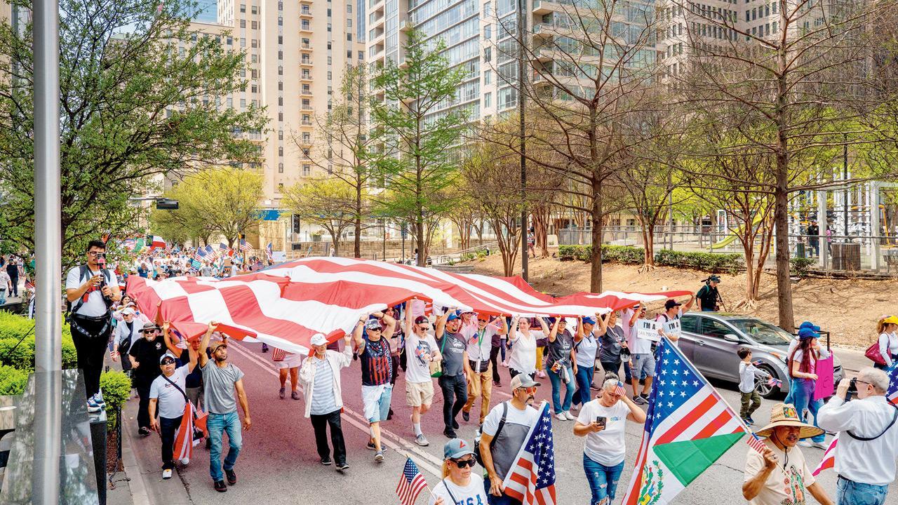 Protest against US immigration policies