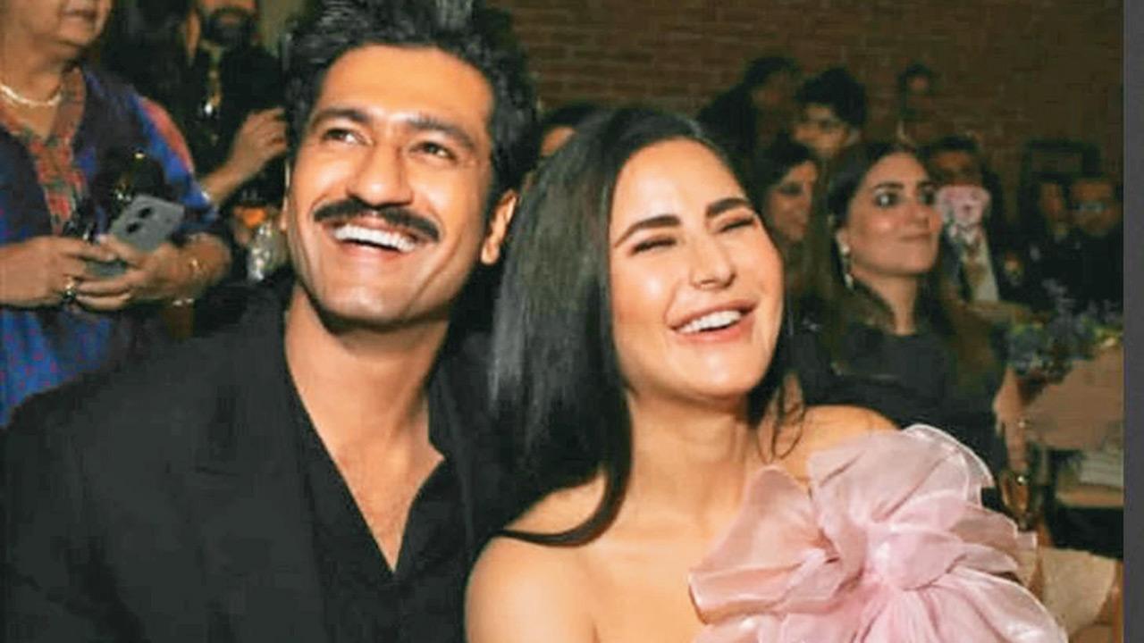 (From left) Vicky Kaushal and Katrina Kaif
