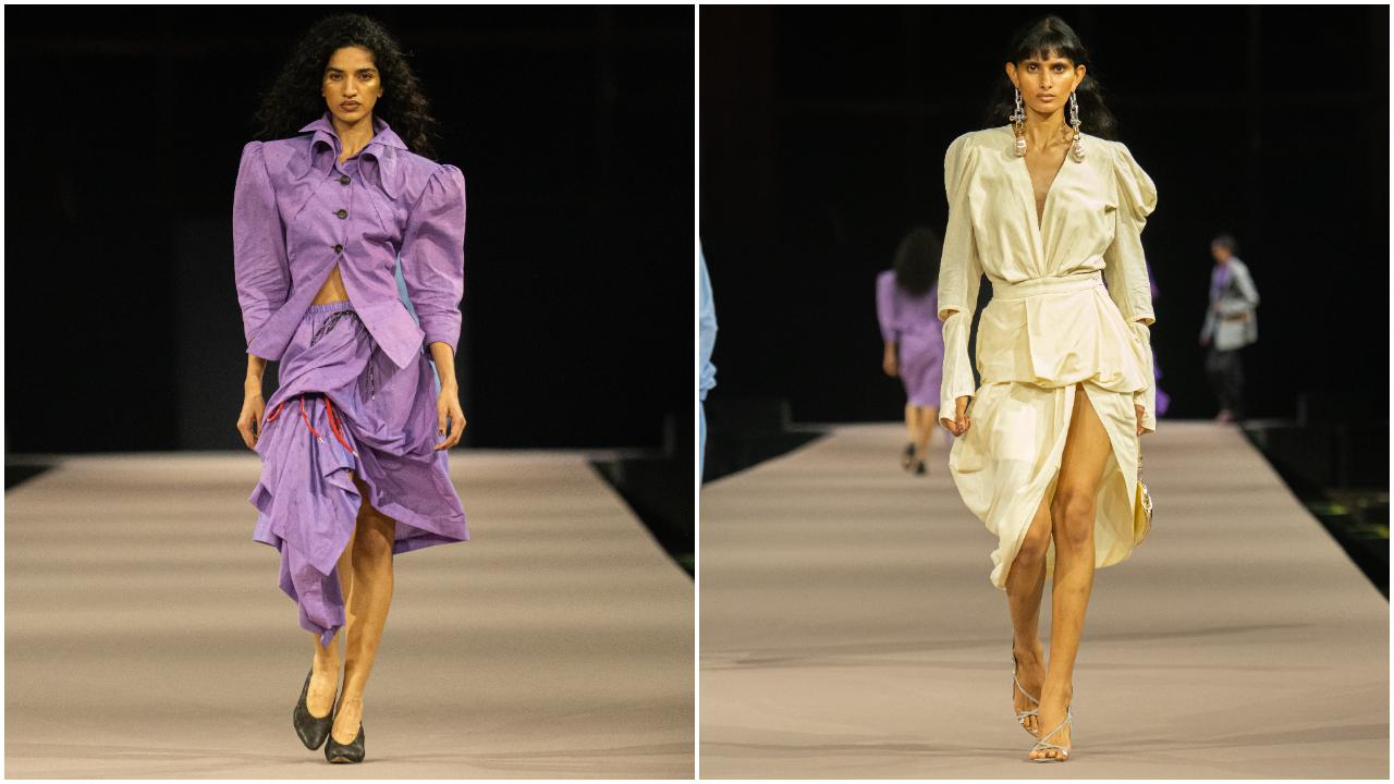 The fashion show unfolded against the backdrop of the iconic Mumbai landmark with a 166-feet-long runway spanning the Gateway