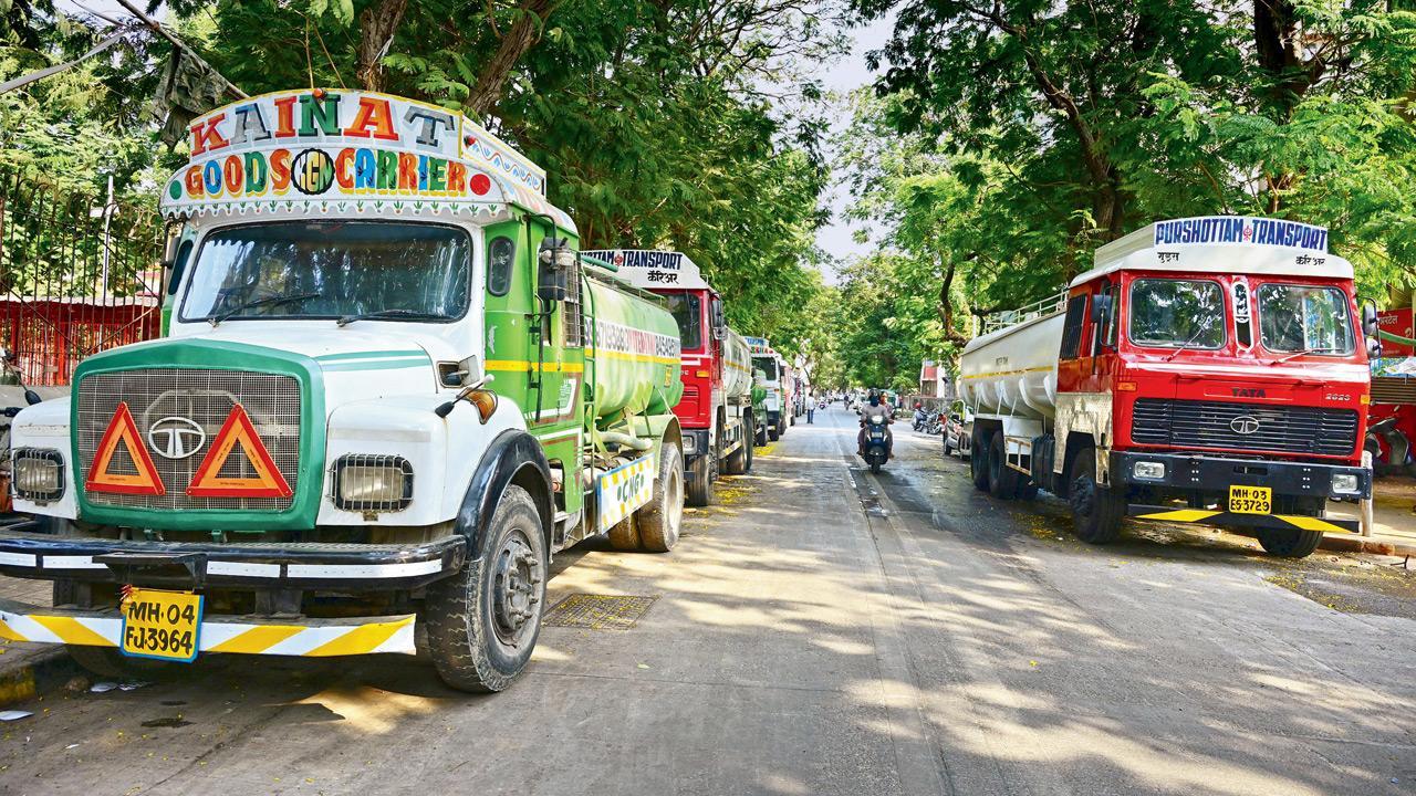 Mumbai water tanker strike: Rail projects, construction sites feel the first rip