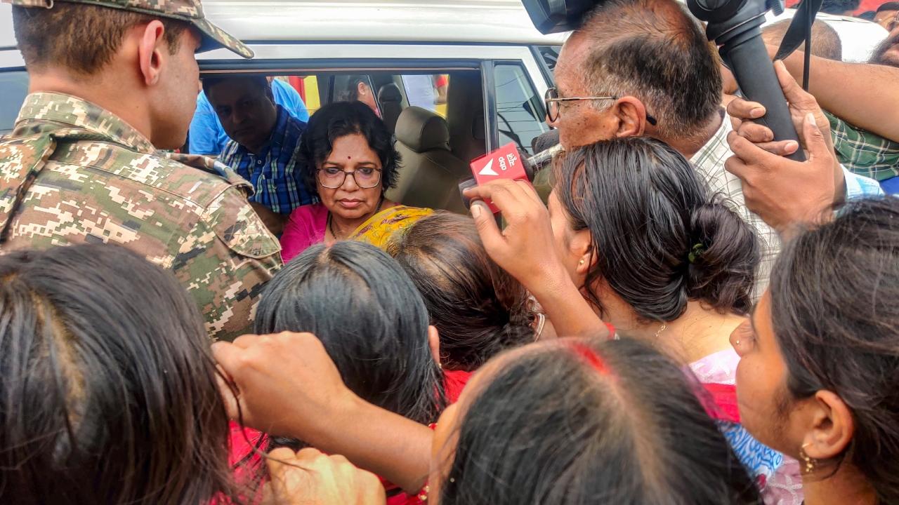 The NCW chief told the victims that there was 