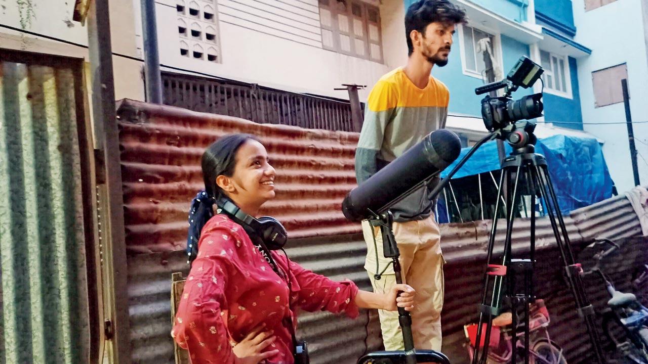 Shahrukhkhan Chavada (right) and his patner Wafa (left) drew inspiration from their own upbringing and struggles to create Kayo Kayo Colour