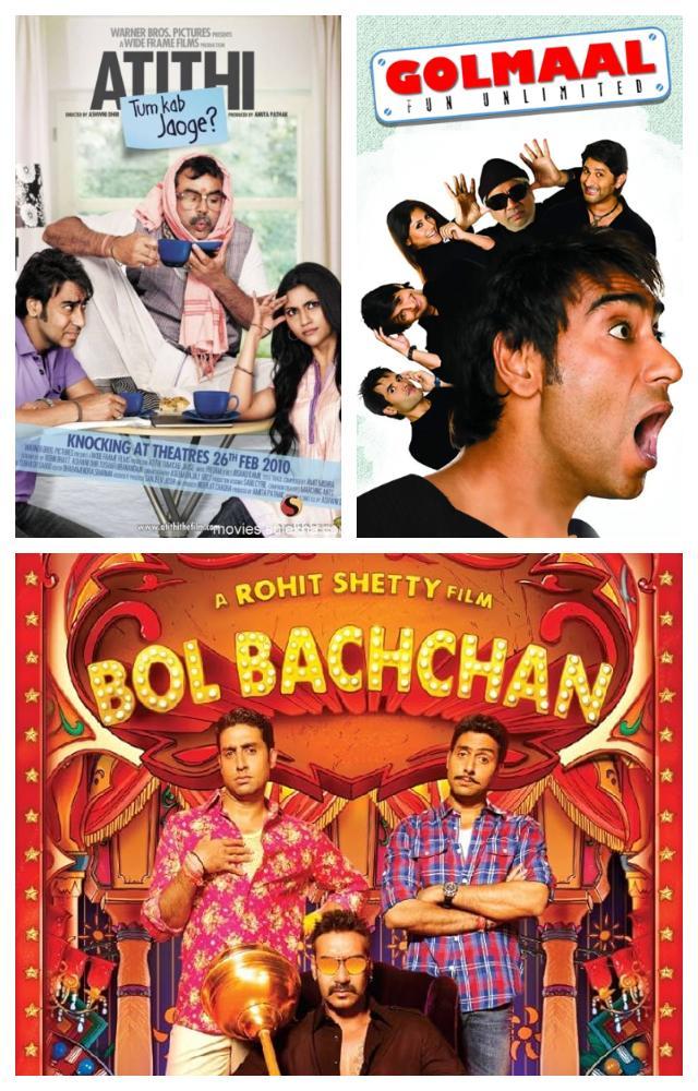 Revisit Ajay Devgn`s top 5 hilarious comedy movies