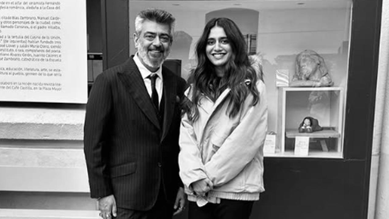 'Such a sight for sore eyes': Priya Prakash Varrier gushes over Ajith