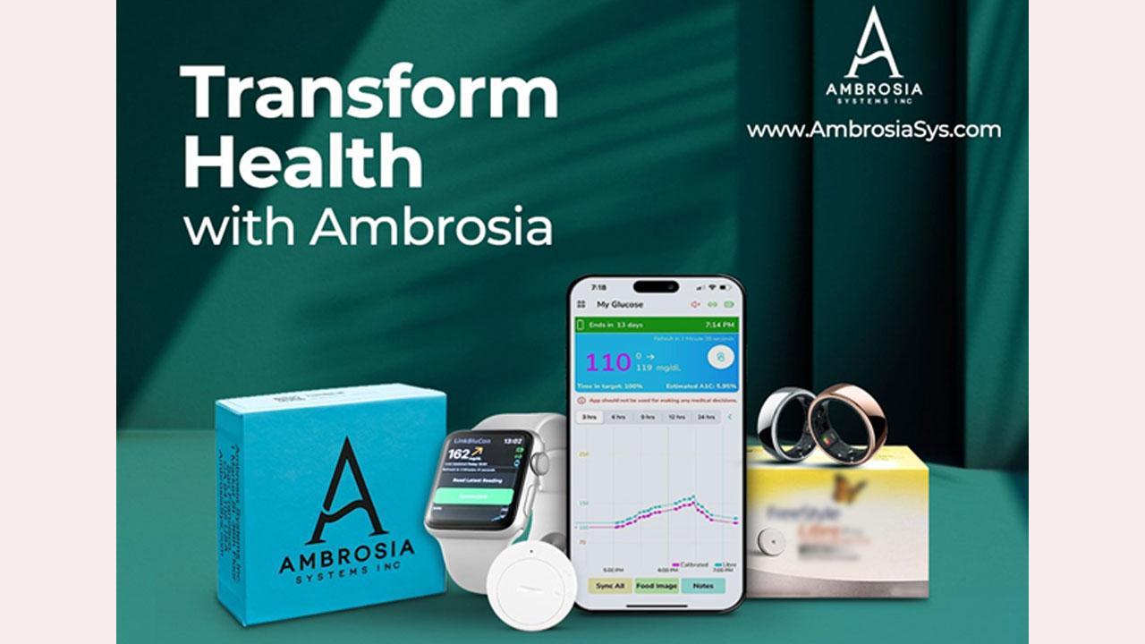 Ambrosia Launches India’s First 24x7 Real-Time Glucose (A-CGM) and Stress Monitoring Service – A Game-Changer in Health Tech