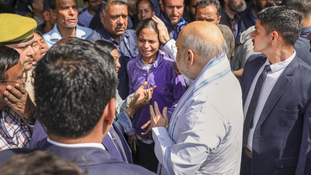 Shah on Wednesday asserted that the country will not bend to terror and that those responsible for the killing of tourists at Pahalgam in Jammu and Kashmir will not be spared
