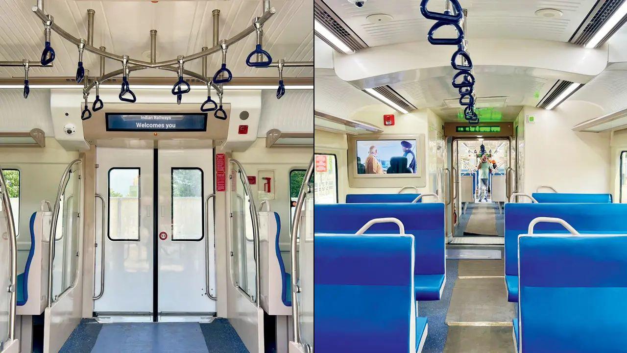 The Amrit Bharat Express—a push-pull trainset with locomotives on either side