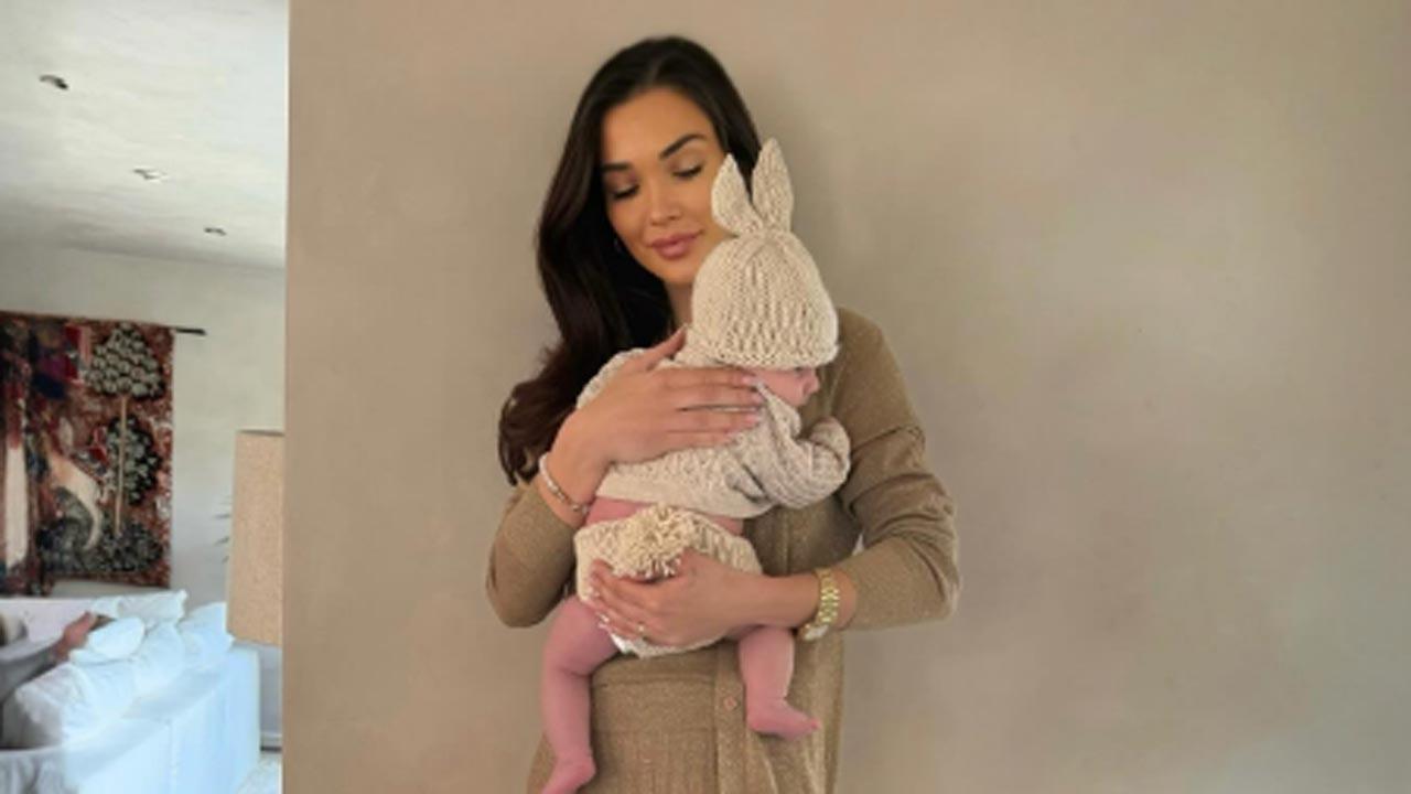 In pics: Amy Jackson shares glimpses from their baby bunny's first Easter
