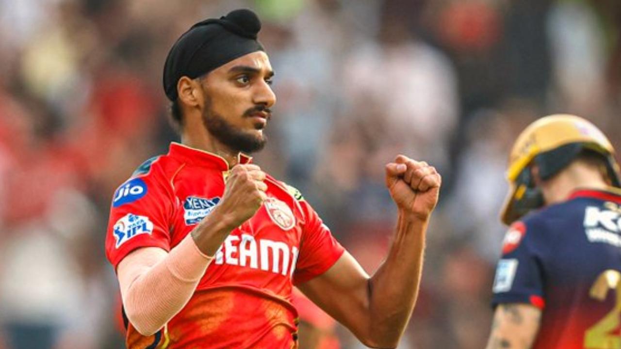From Punjab's perspective, Arshdeep Singh, Harpreet Brar and Yuzvendra Chahal managed to pick wickets. Completing his three overs, Arshdeep bagged one wicket, followed by Harpreet and Chahal with one each(Pic: X/@PunjabKingsIPL)