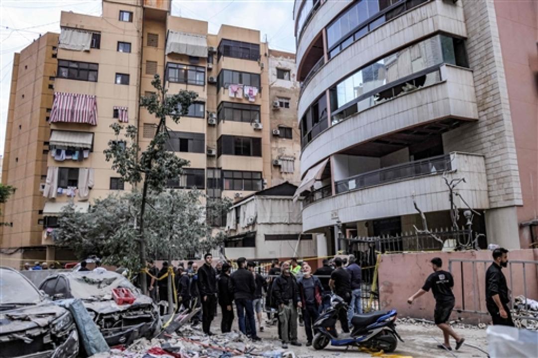 IN PHOTOS: Israel strikes Beirut suburb, targeting alleged Hezbollah member