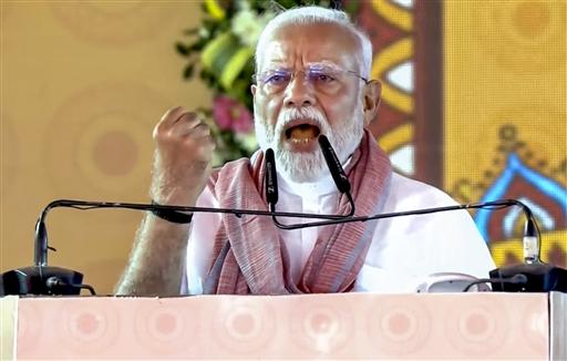 The Khagaria-Alauli rail line was dedicated to the nation, aimed at improving regional mobility and socio-economic progress. Modi handed over house keys to new homeowners, marking the Grih Pravesh of one lakh PMAY-Gramin and 54,000 PMAY-Urban houses in Bihar.
