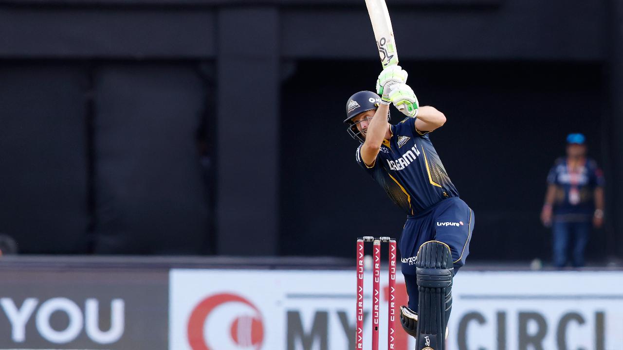 Buttler's commanding knock came off just 54 balls and was laced with 11 boundaries and four towering sixes. His efforts guided GT to a successful chase of a formidable 204-run target with four balls to spare