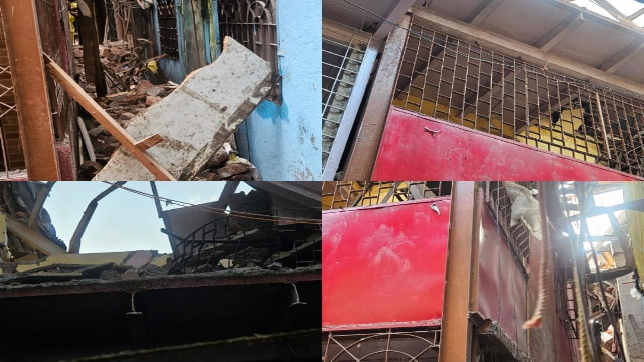 Mumbai: Top floors collapse at Malwani building in early hours, two injured