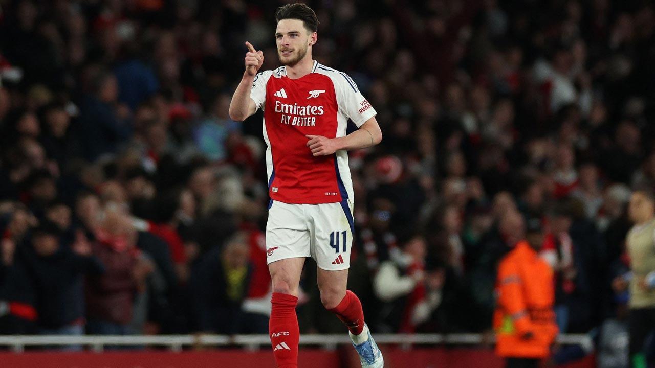 Free-kick hero Declan Rice revels in Arsenal's 'special' win over Real Madrid
