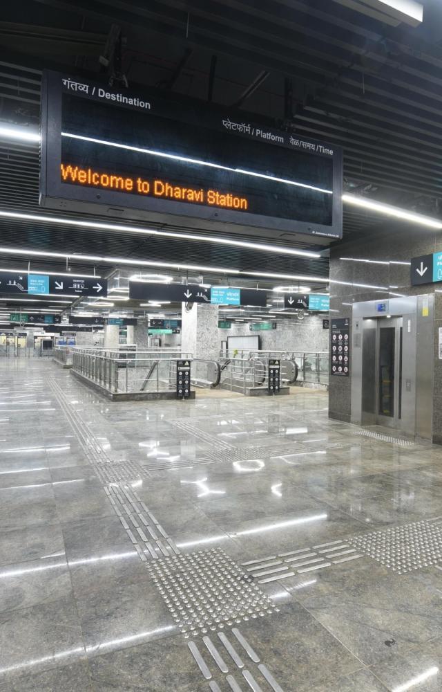 First look of Dharavi Metro Station
