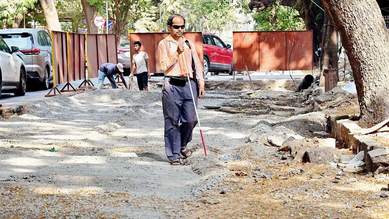 IN PHOTOS: mid-day reveals how civic works ignore accessibility laws