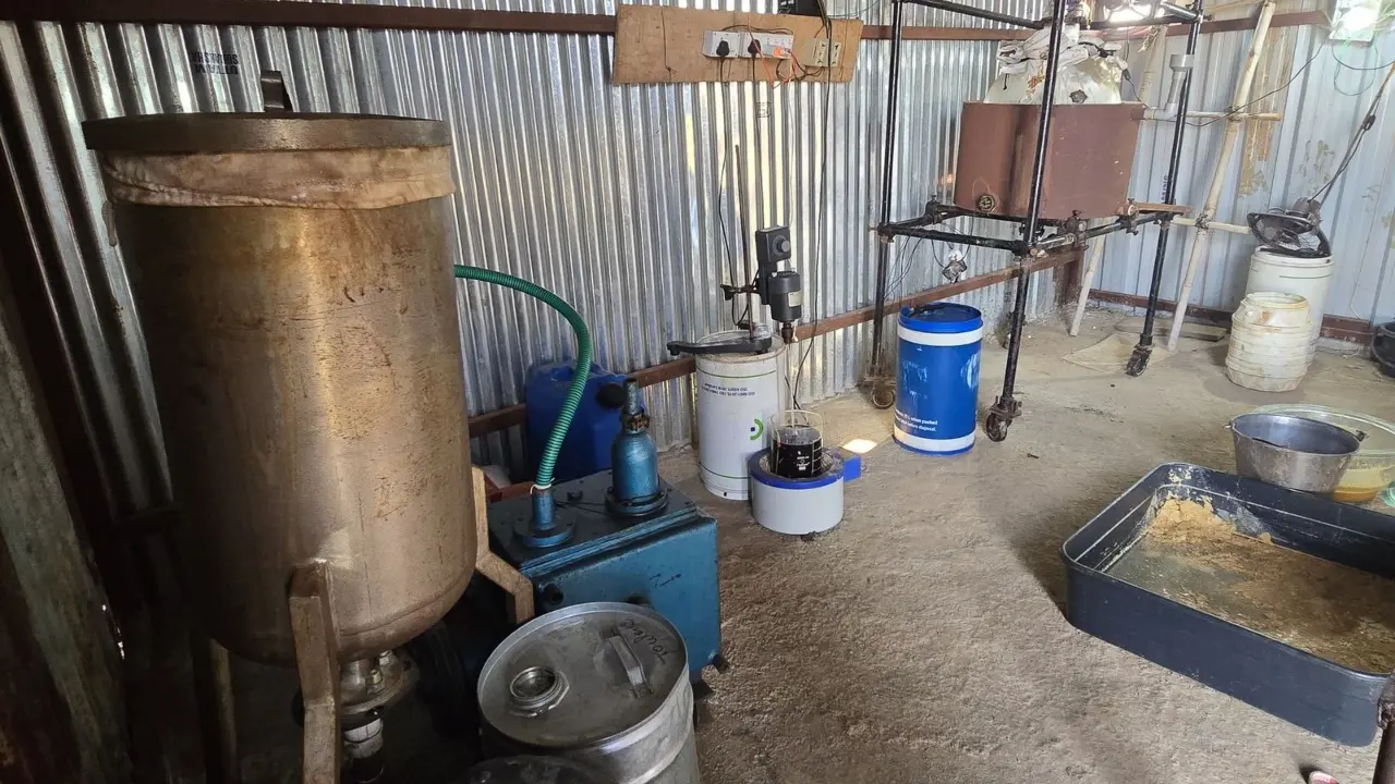 The drug manufacturing unit was found operational in a remote, hilly area of Rohina village in Latur district of Maharashtra