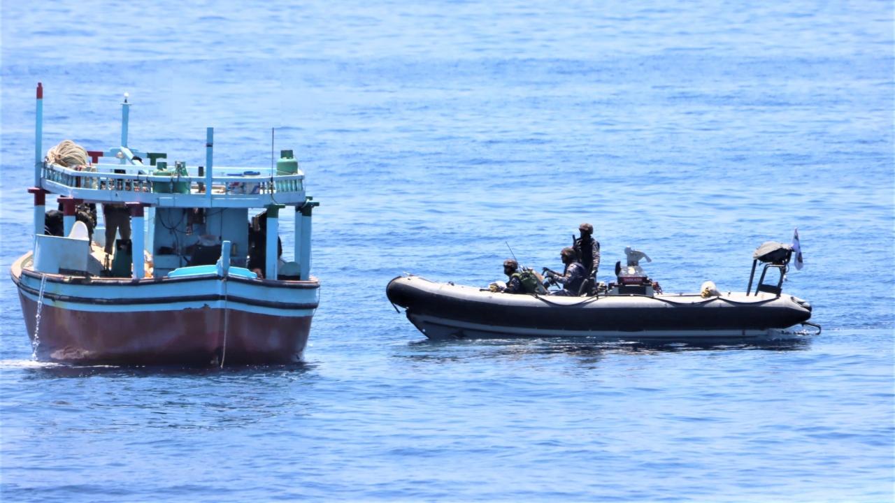 The ship is participating in the multi-national forces joint focus operation, Anzac Tiger