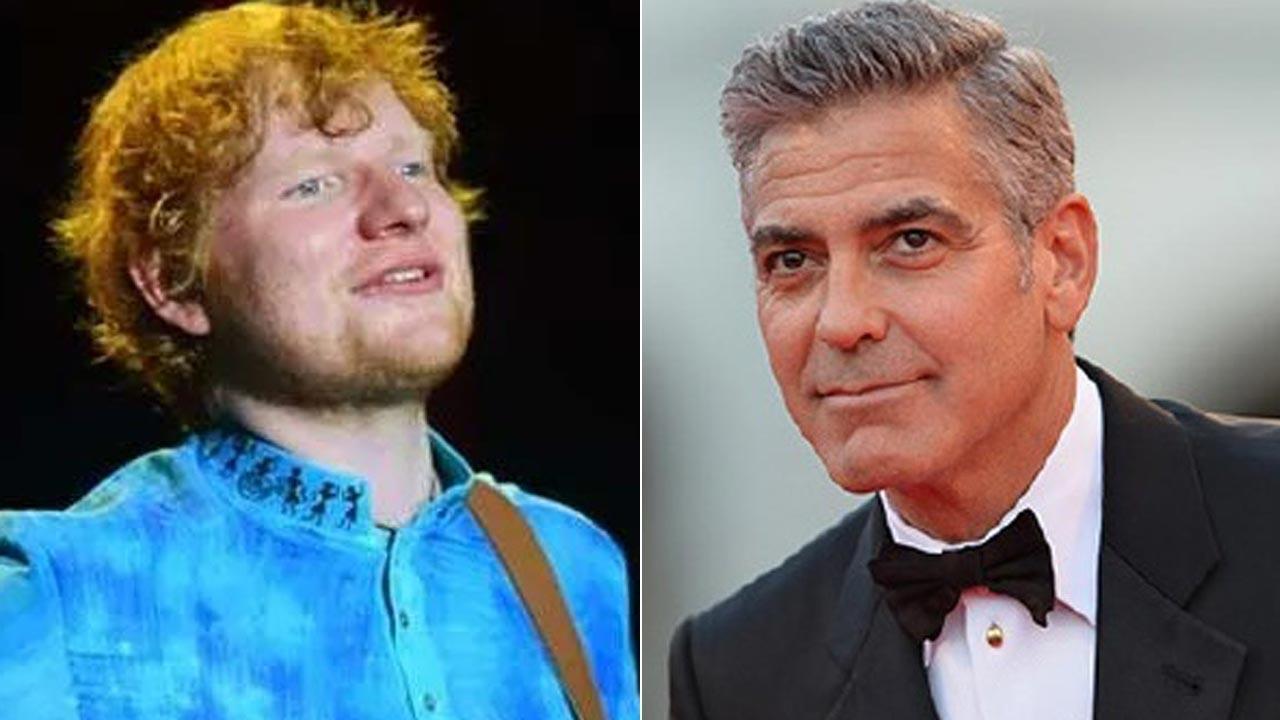 Ed Sheeran wants to buy George Clooney's Batman costume