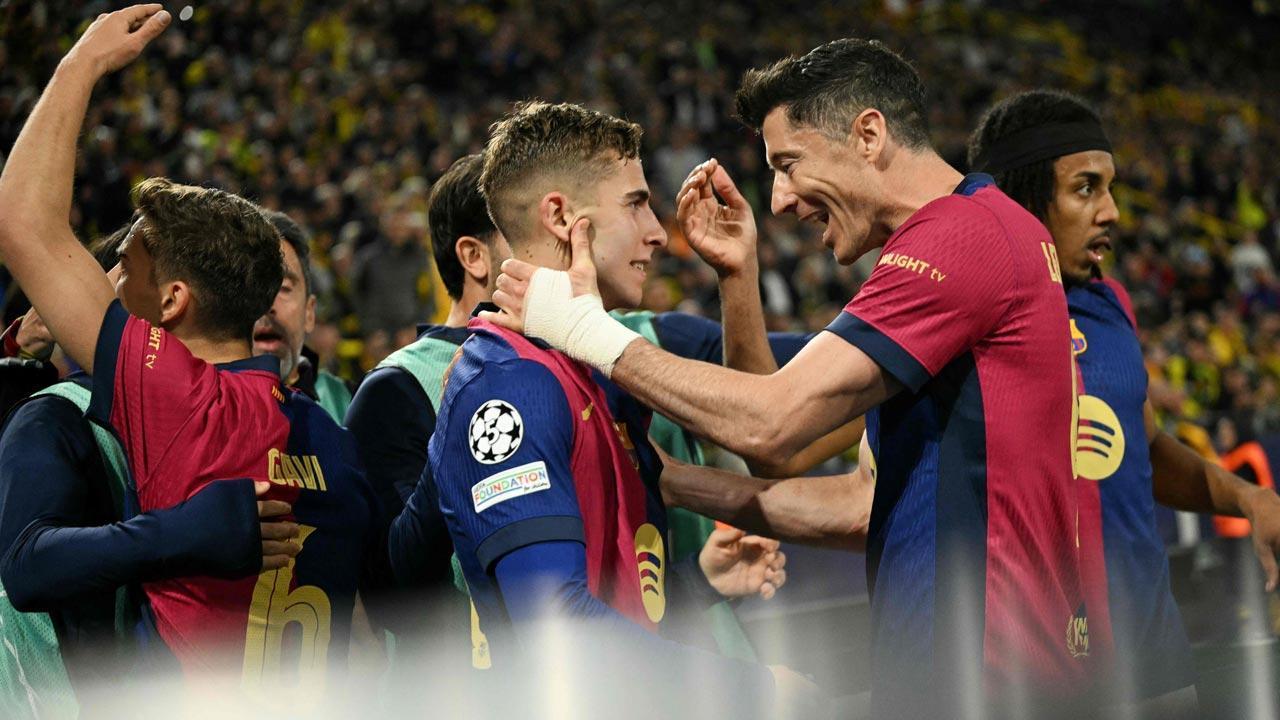Barcelona through to Champions League semis despite Guirassy hat-trick