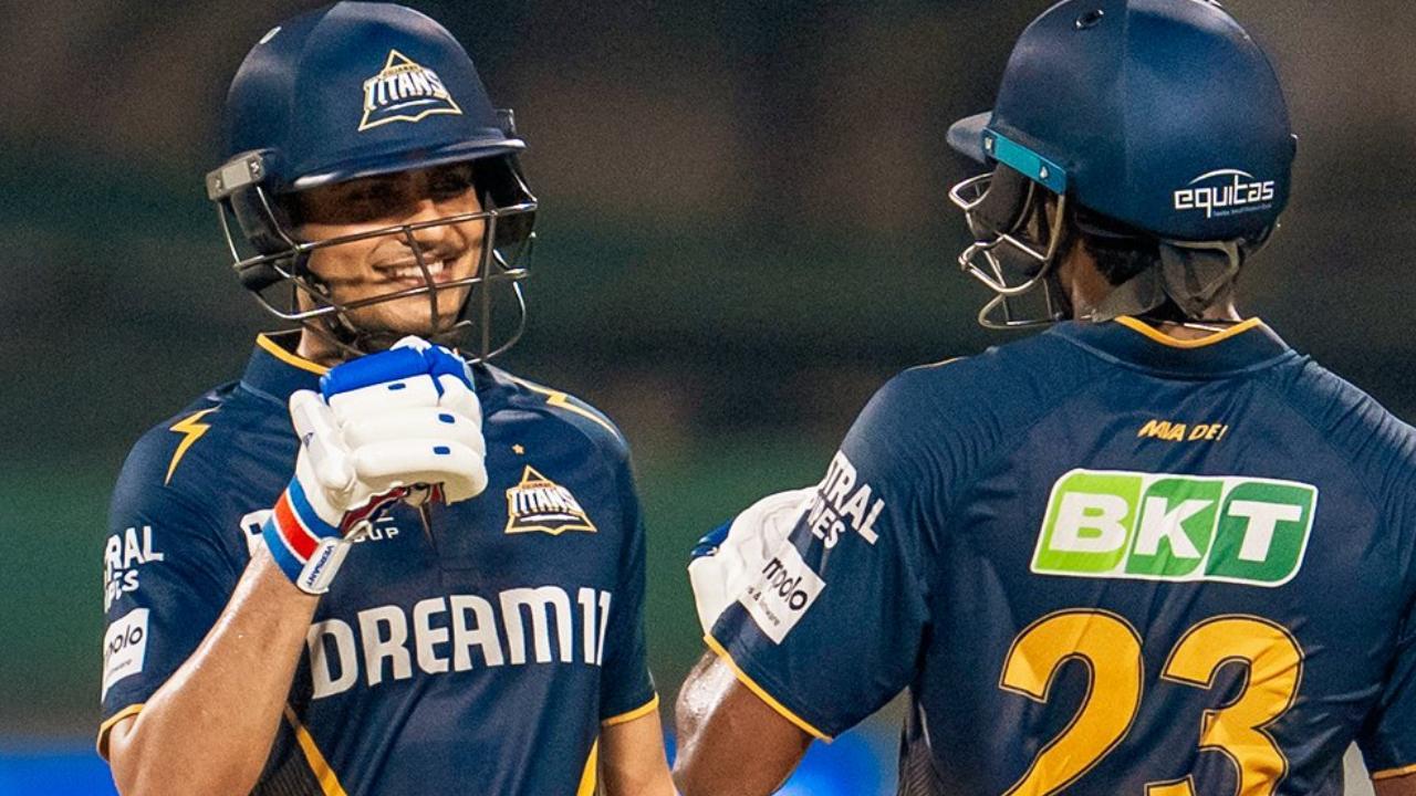 Gill, Sudharsan's fifties steer GT to 196/3 against Kolkata Knight Riders