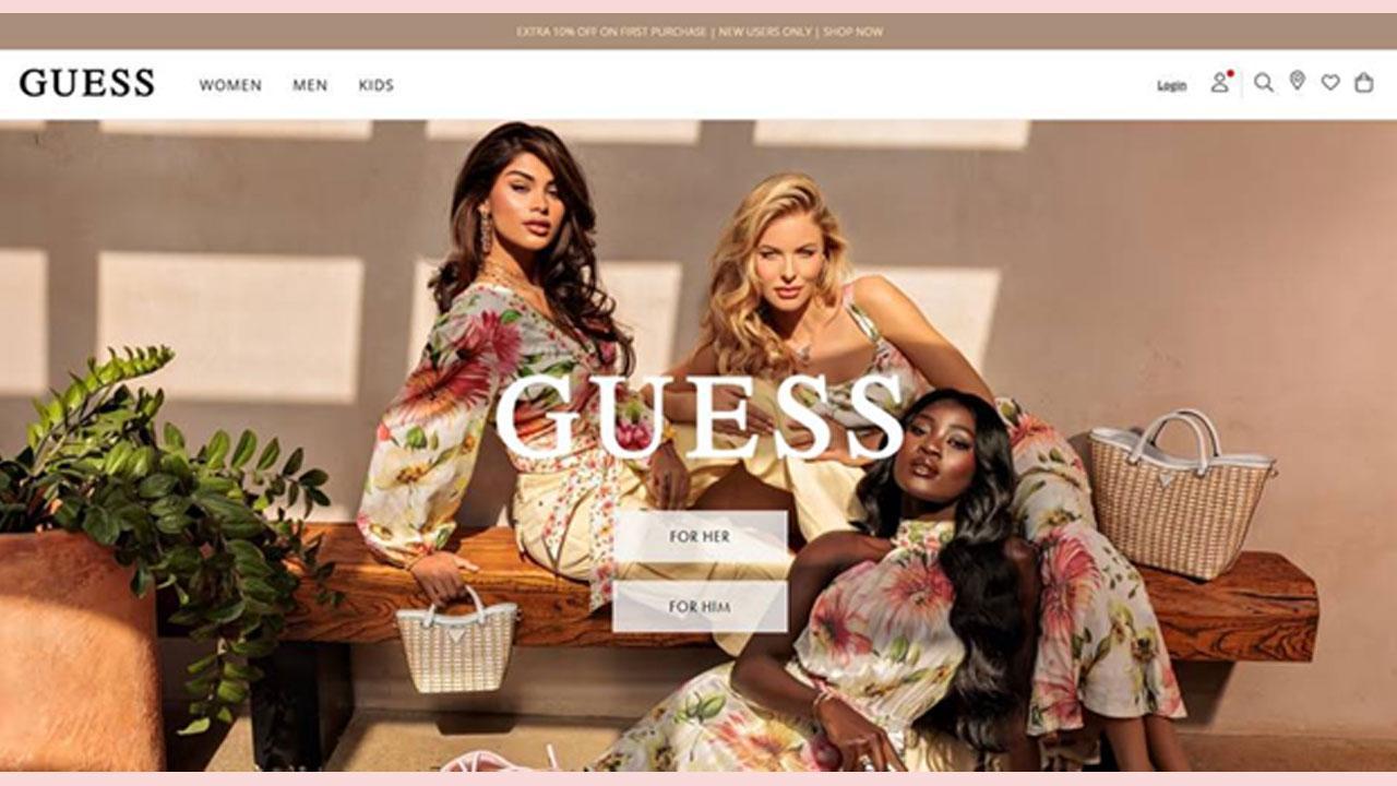 GUESS India Debuts Digitally with Its New Website