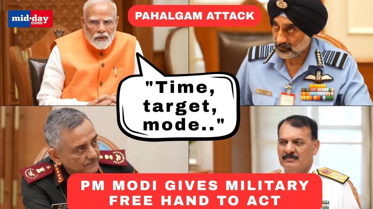 Pahalgam terror attack: PM Modi gives armed forces full freedom to act