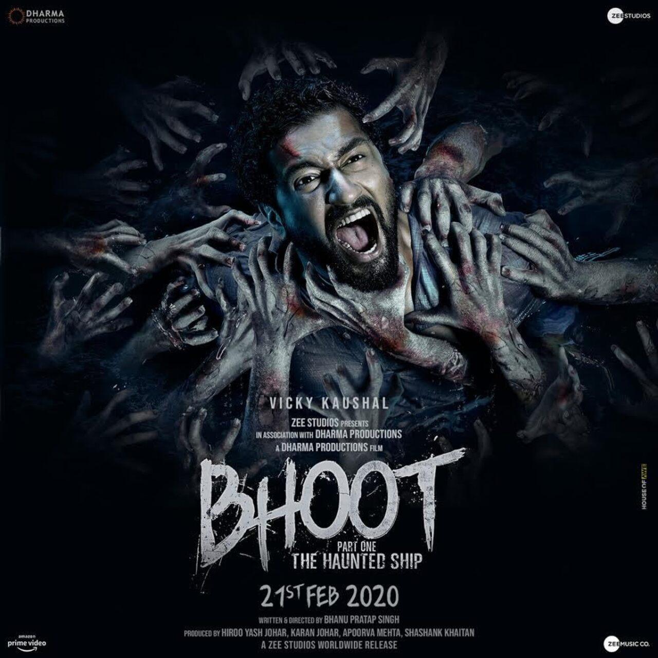 Bhoot – Part One: The Haunted Ship (2020, Hindi)
The ghost of a mother who died tragically along with her daughter haunts a ship. The maternal bond and unresolved loss drive the horror elements.The film was Dharma Productions first attempt at horror and stars Bhumi Pednekar and Vicky Kaushal in the lead 