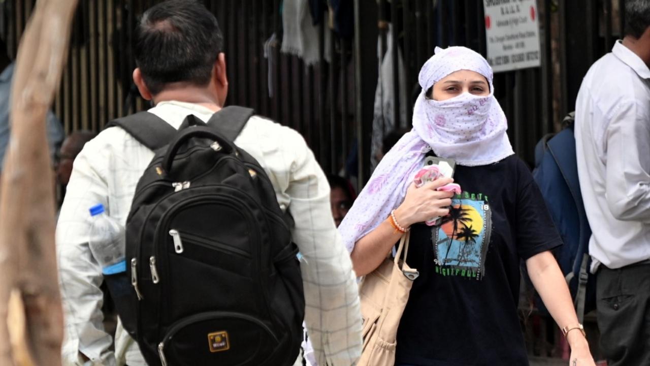 The city continued experiencing hot and humid weather on Monday, with the maximum temperature reaching 34.1 degrees Celsius