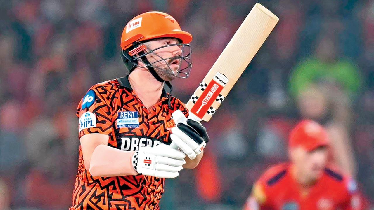Travis Head against Punjab Kings on Saturday