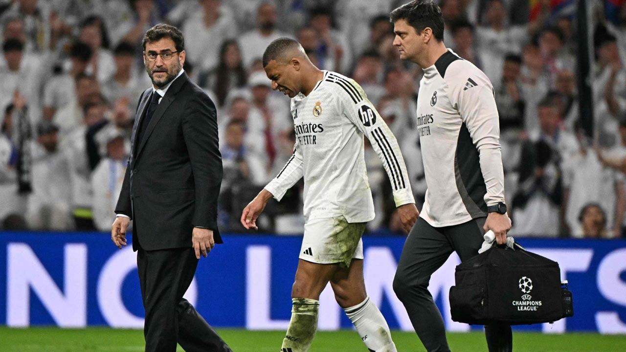 Injured Mbappe jeered in Real Madrid`s quarterfinal exit in the Champions League
