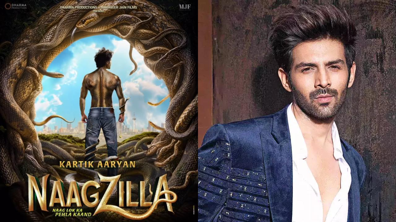Kartik Aaryan hisses in fantasy thriller ‘Naagzilla’, see first look