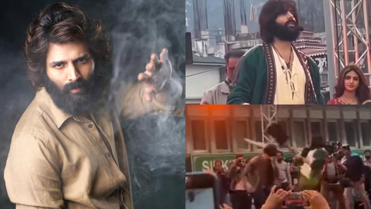 Leaked video: Kartik Aaryan thrashes man with guitar on set of upcoming film