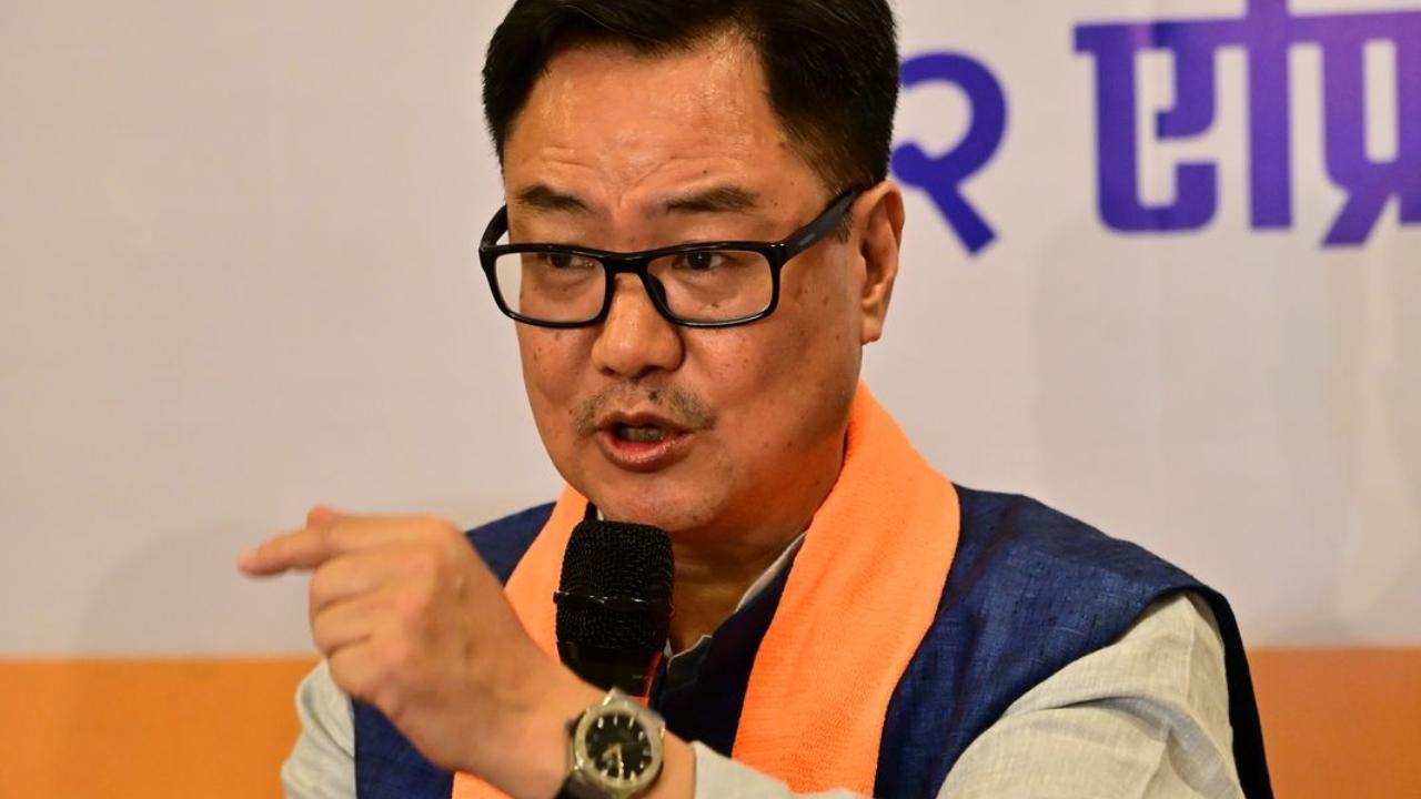 Rijiju hit back at West Bengal CM Mamata Banerjee over her refusal to implement the Waqf (Amendment) Act, stating that under a federal structure, a state cannot block a law passed by Parliament