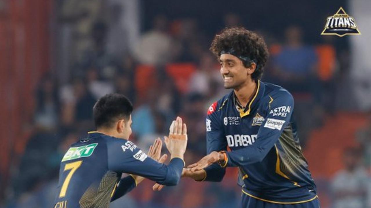Siraj was accompanied by Prasidh Krishna and Sai Kishore, who claimed two wickets, each to their names