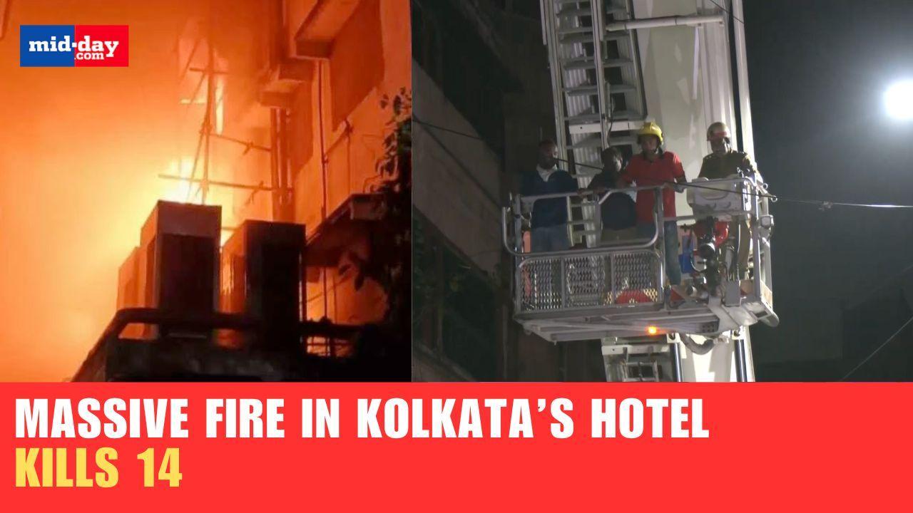 Kolkata Hotel Fire Tragedy: Guests jumped to escape massive fire, 14 killed