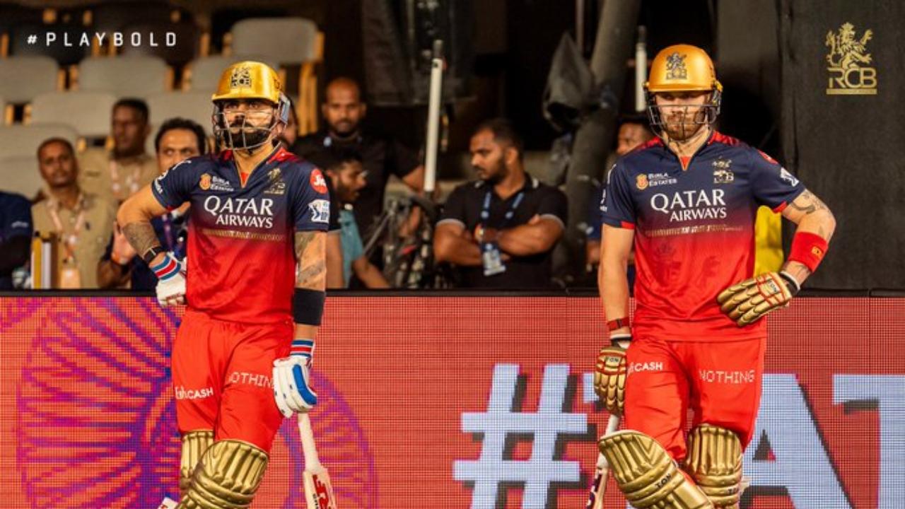Stalwart Virat Kohli, who was looking in fine touch in the earlier matches, was dismissed by Vipraj Nigam. Before departing, the veteran garnered 22 runs off 14 deliveries, which included one boundary and two maximums